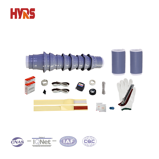 HUAYI 35kV Cold Shrinkable Single Core Termination Kit สำหรับกลางแจ้ง